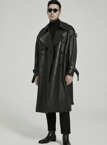 Leather Trench Coat