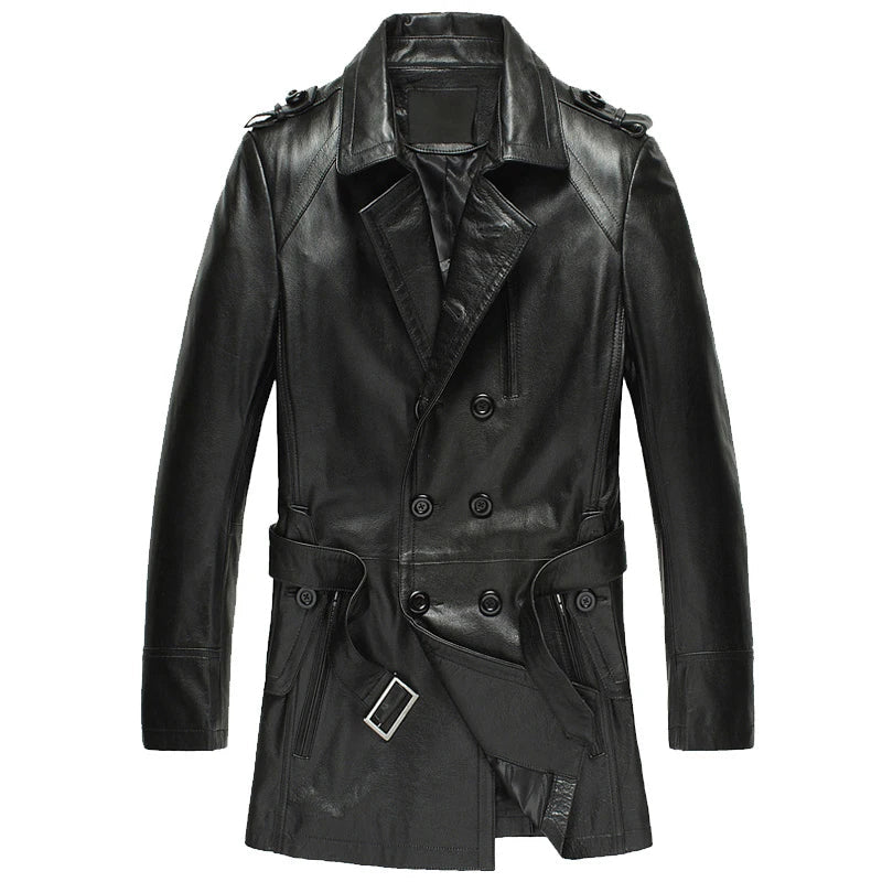 Leather Trench Coat
