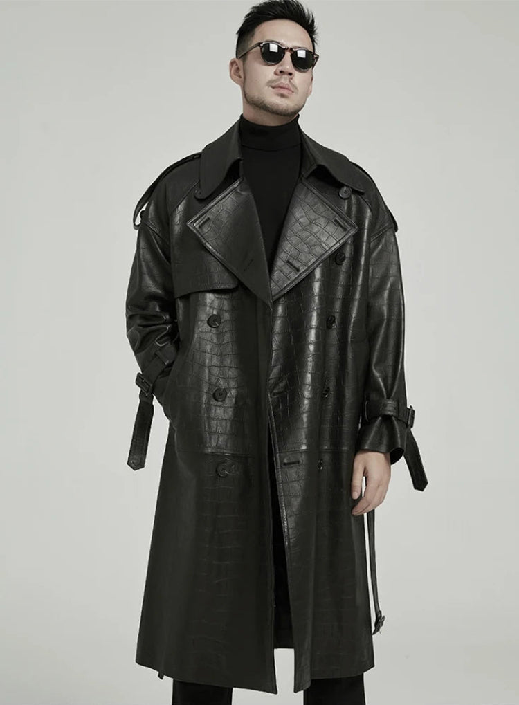 Leather Trench Coat