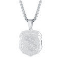 The Archangel St. Michael Necklace Medal Shield Pendant