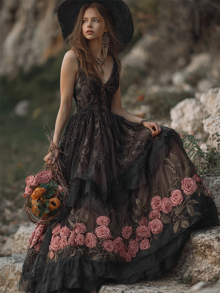 Classic Vintage Dress with a Flattering Fit