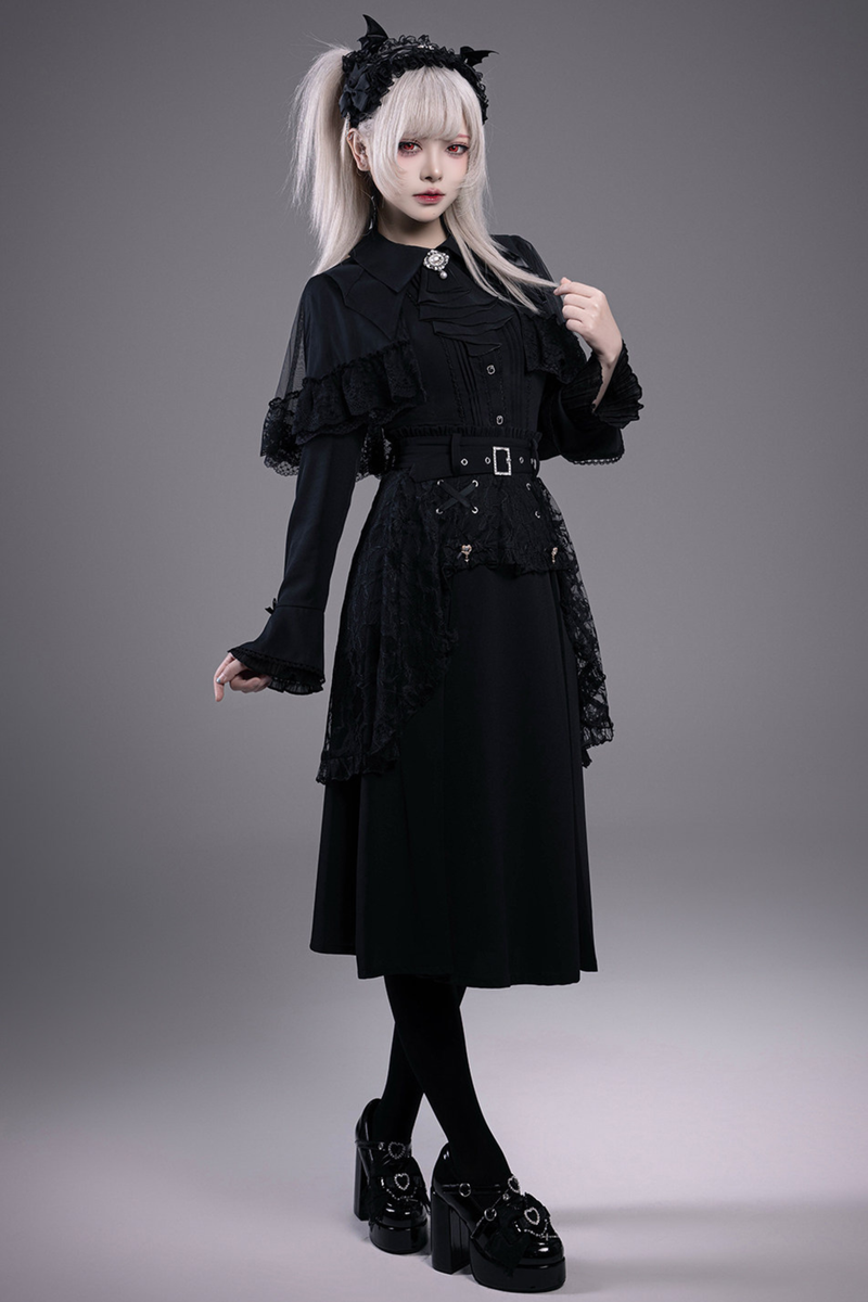 Lace Gothic Shirt + Skirt