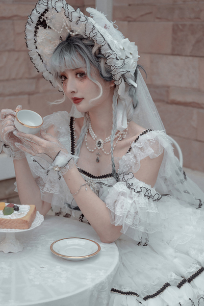 Dark Night Stars Wedding Lolita Dress