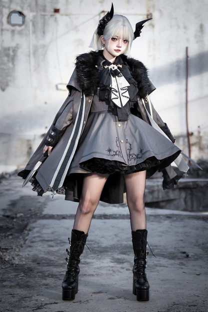 Fantasy Prince Army Coat + Cape + Shirt