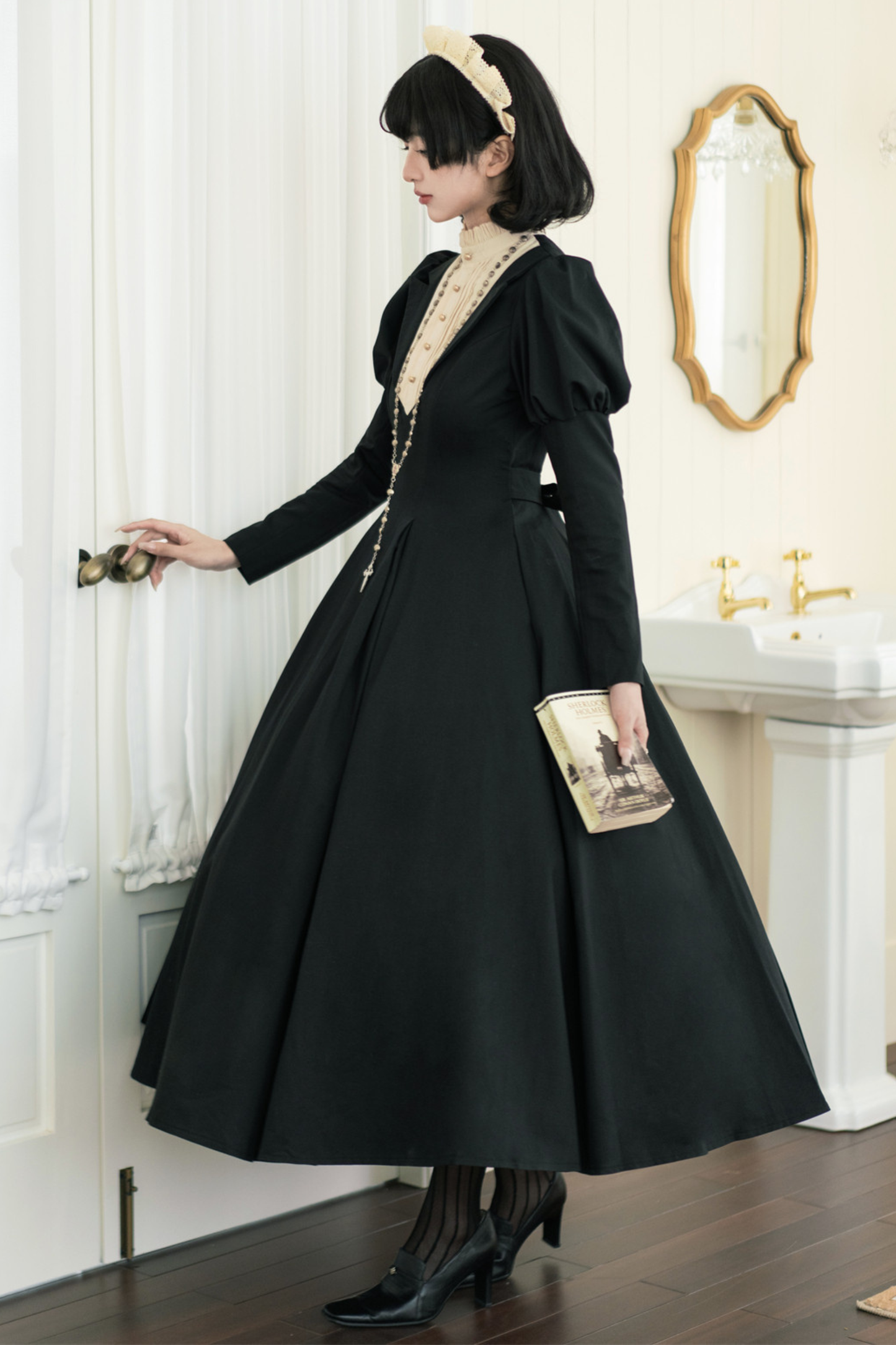 Gothic Flared Long Lolita Dress