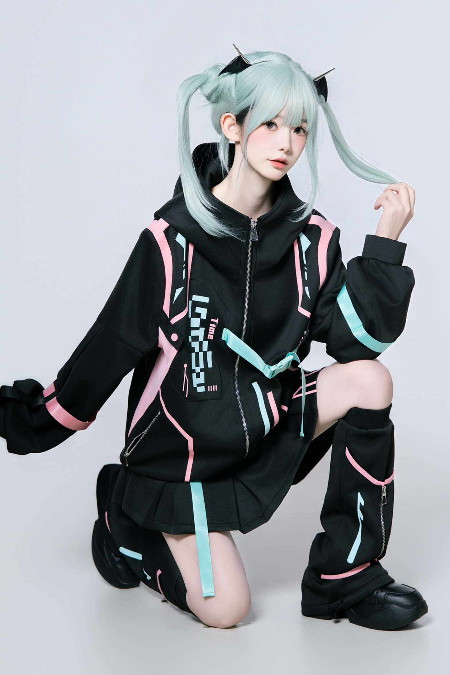 Overload Anime Girl Jacket + Skirt + Leg Cover