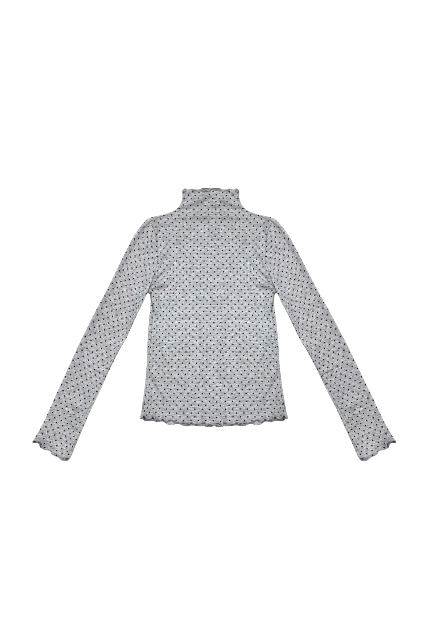 Polka Dot High Neck Top