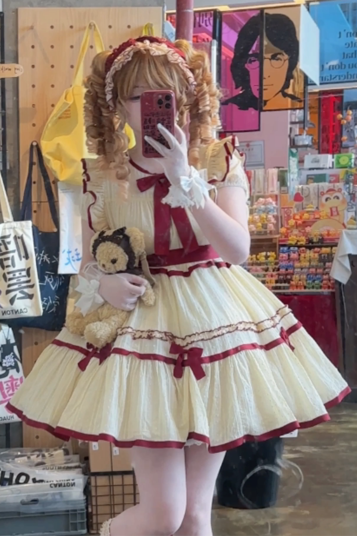 Milk Jacquard Lolita Dress