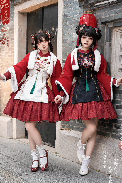 Snow Chinese-style Girly Dress