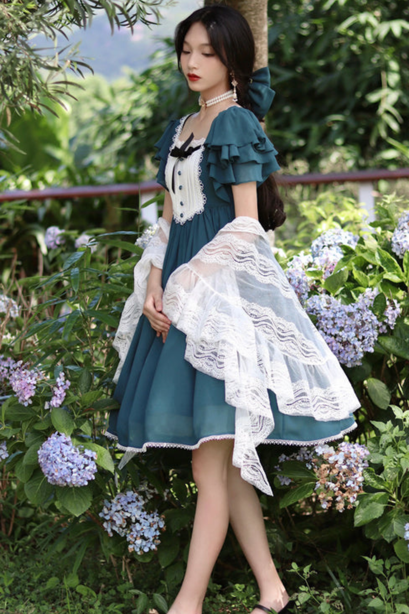 Retro Memory Flare Lolita Dress
