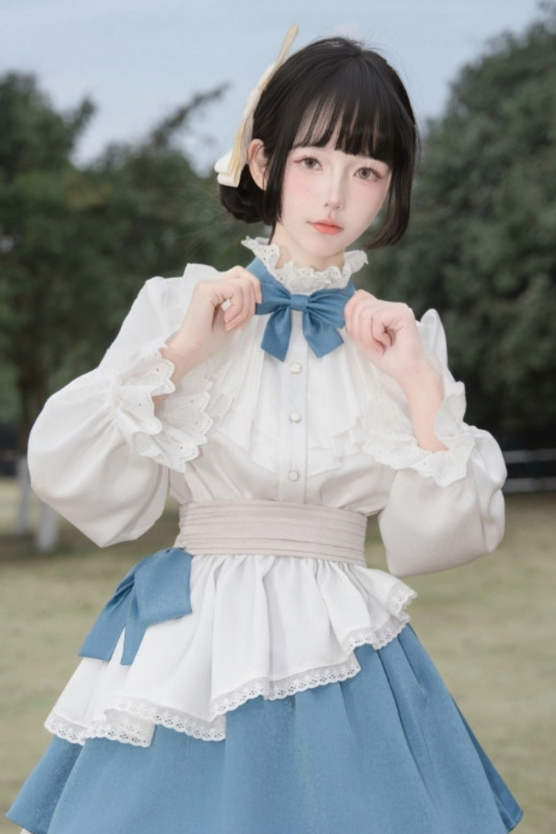 Retro Shirt + Half Skirt