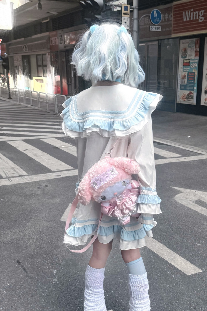 [angel Style] Ruffle Sailor Subculture Dress