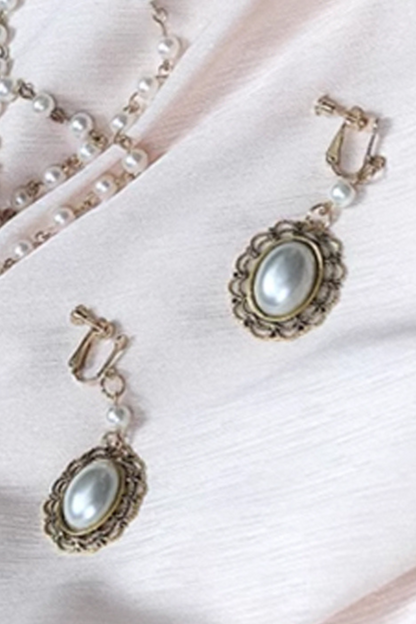 Jewel Rose Flower Marriage Lolita Set