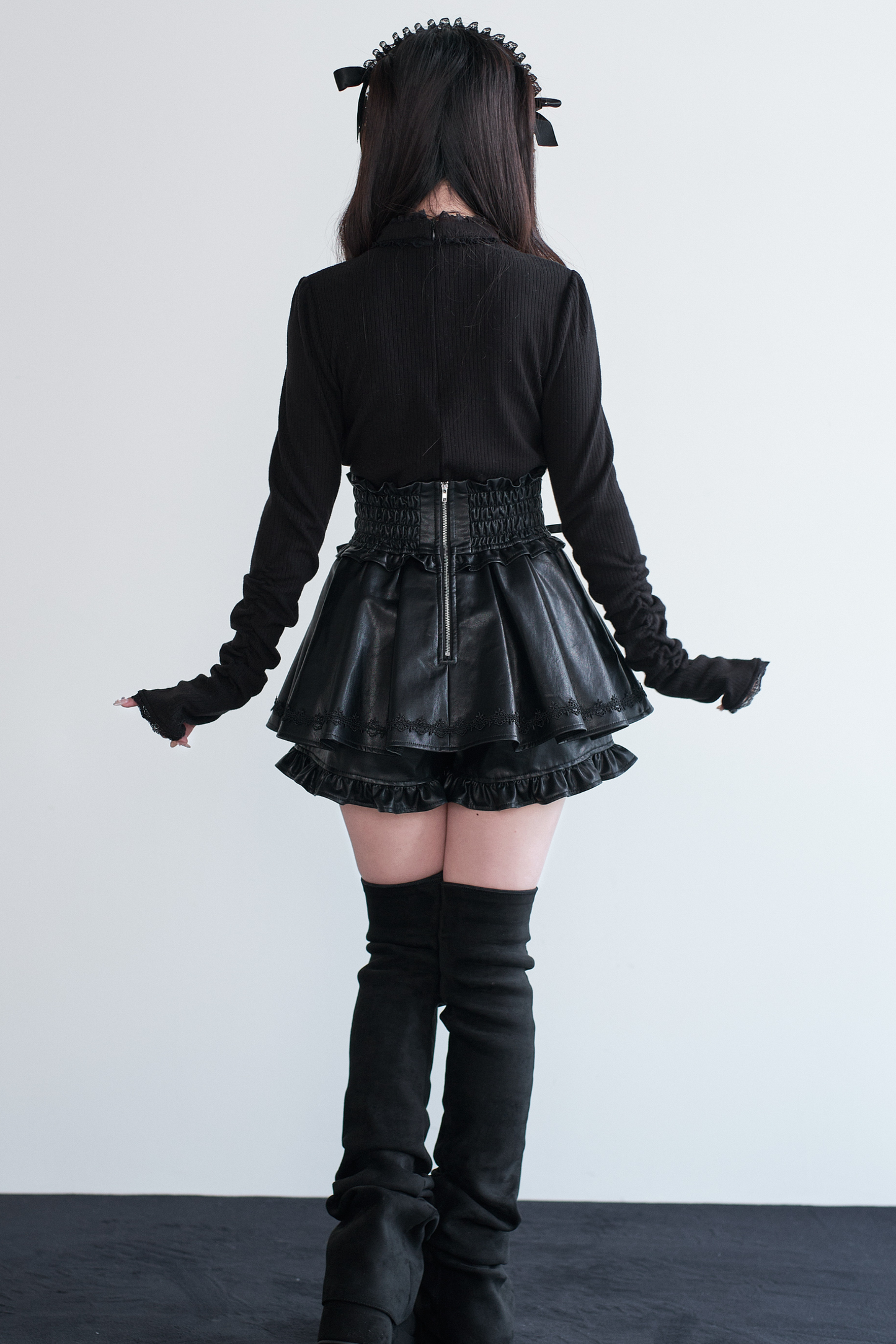 Choker Lace Top + Skirt