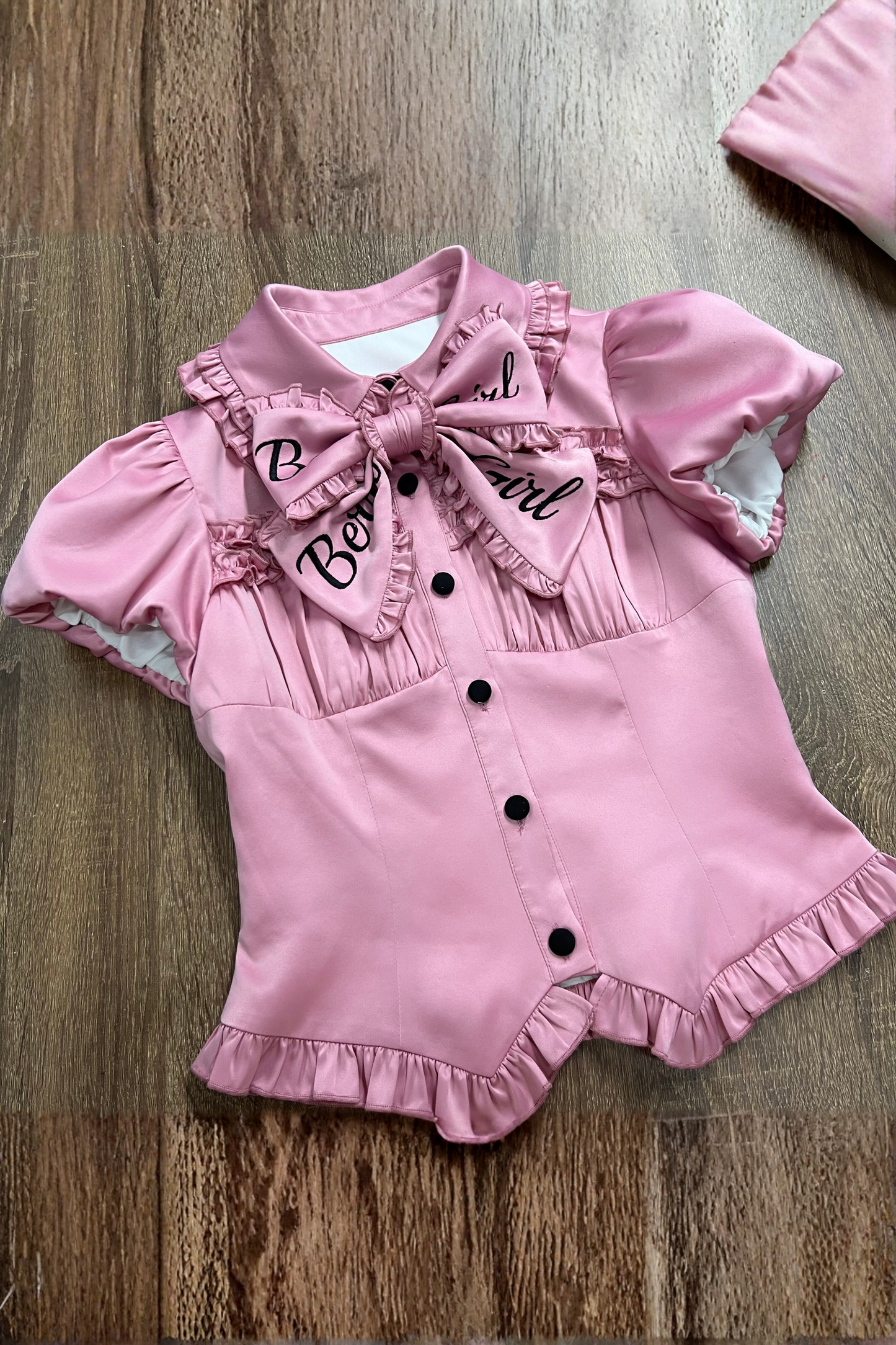 [pre-order Deadline: March 10] Candy Heartbeat Lolita Shirt + Jumper Skirt + Hat + Ribbon