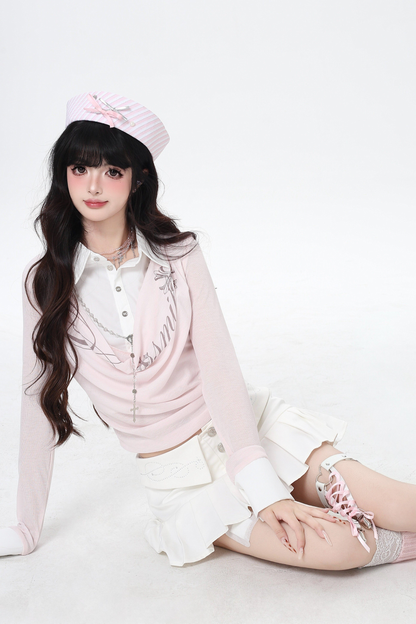 Preppy Polo Slimming Top