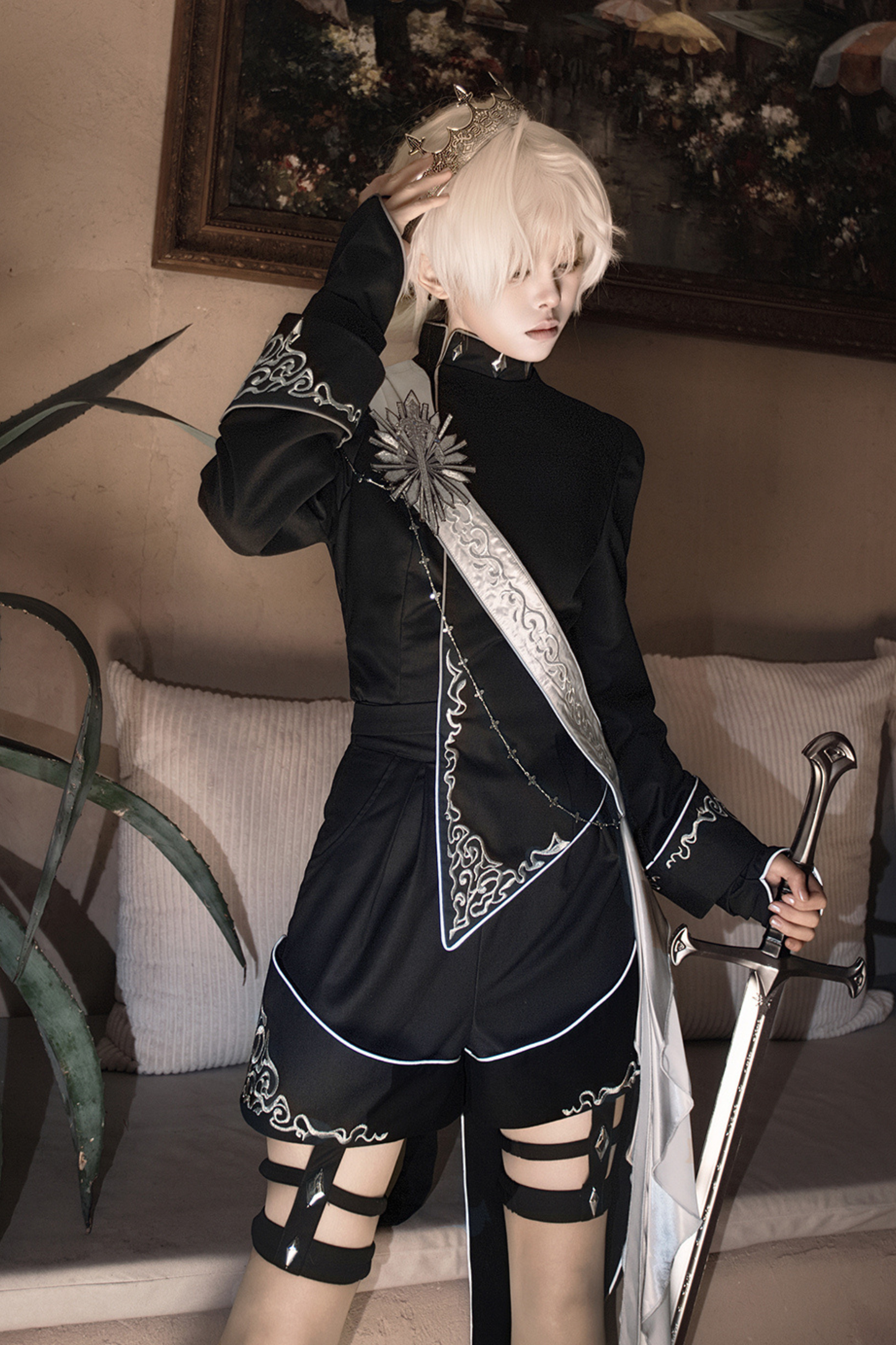 Never Island Mode Prince Top + Shorts + Ribbon