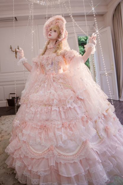 Sweet Tea Party Long Lolita Dress