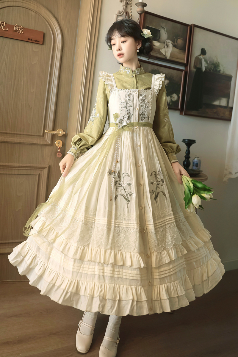 [pre-order] Retro China Lolita Dress + Top