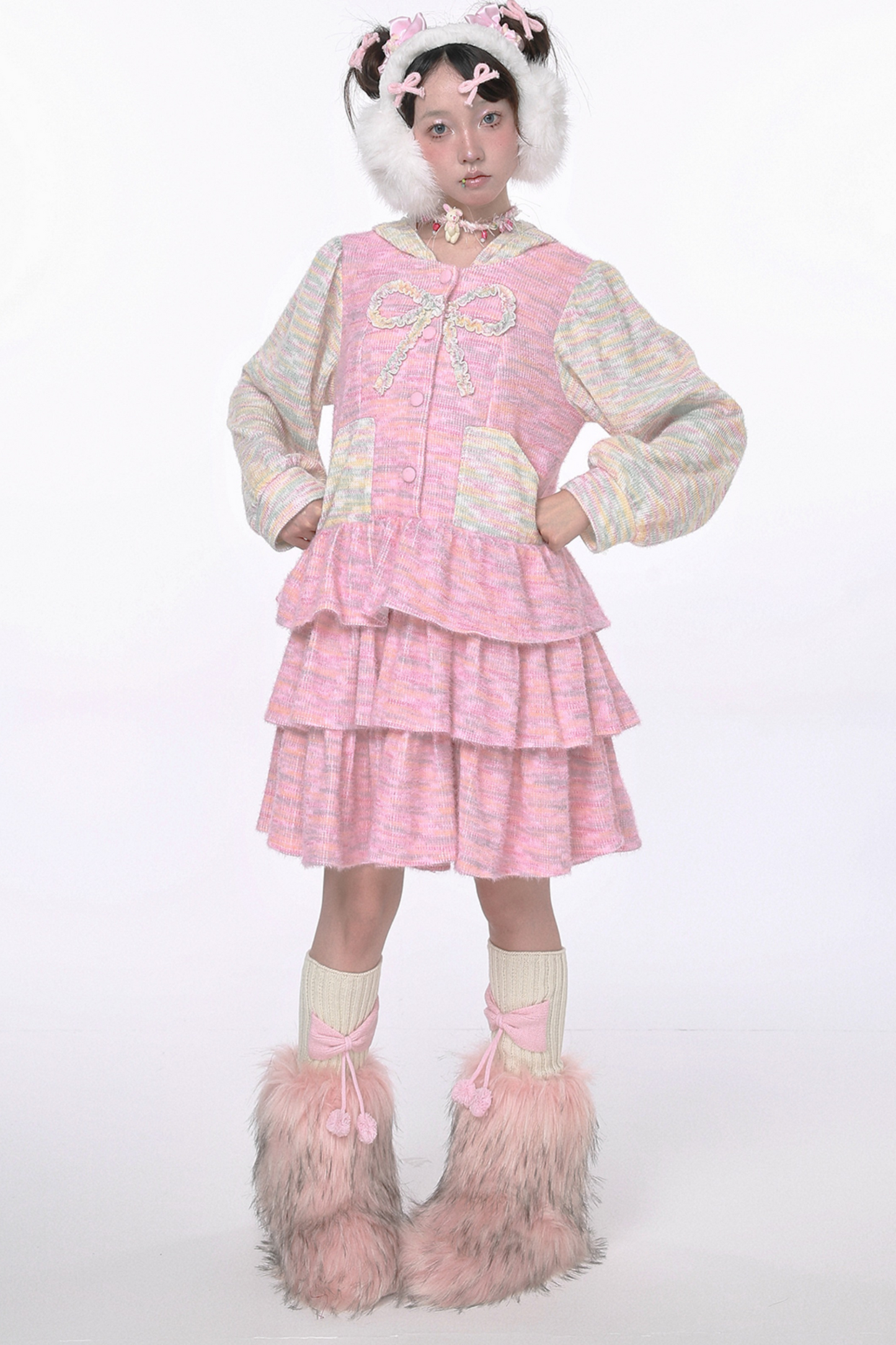 Sweet Girly Y2k Flare Sleeveless Dress