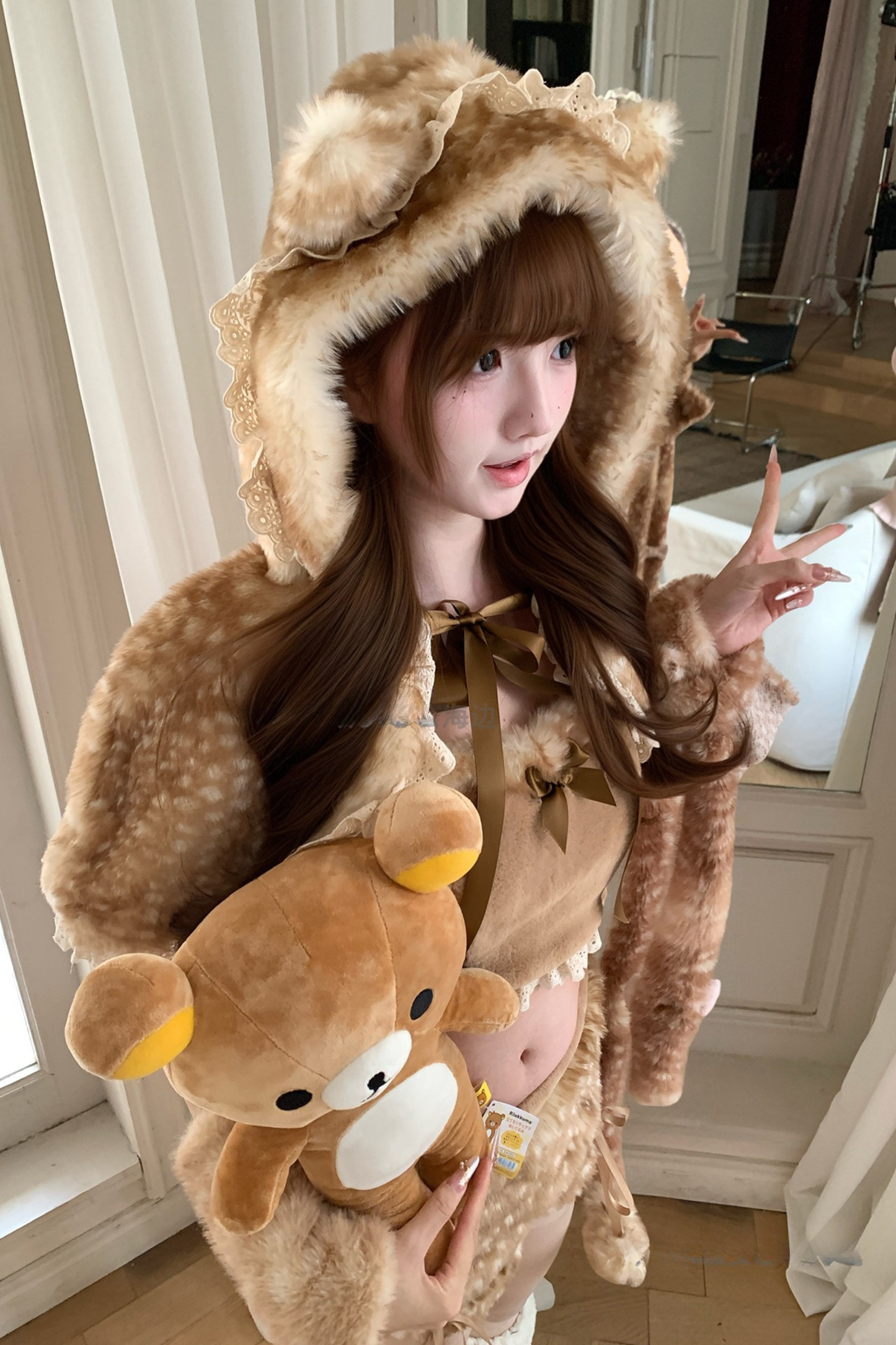 Bambi Cloak + Camisole + Pants