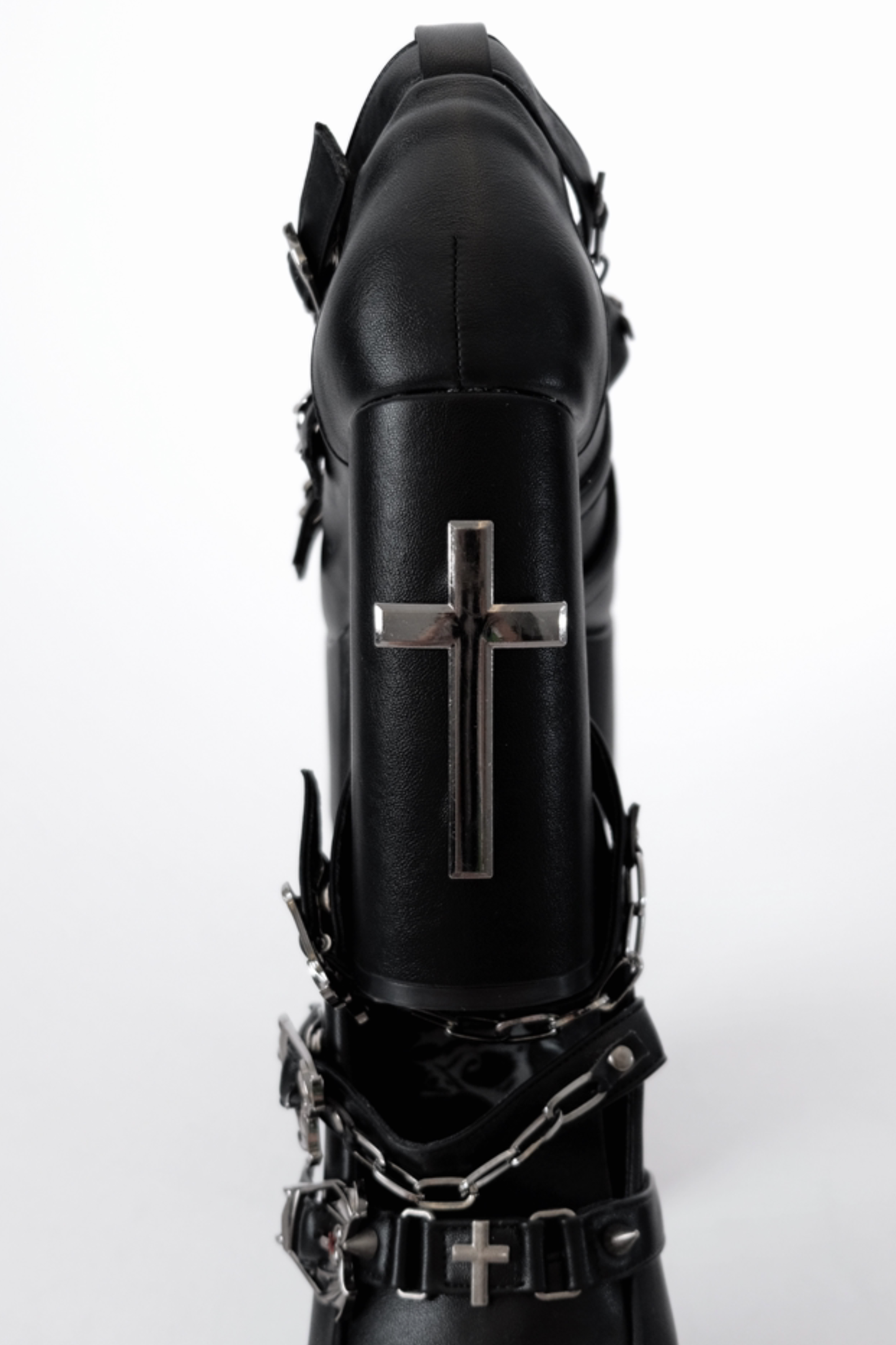 Cross Butterfly Punk High Heels