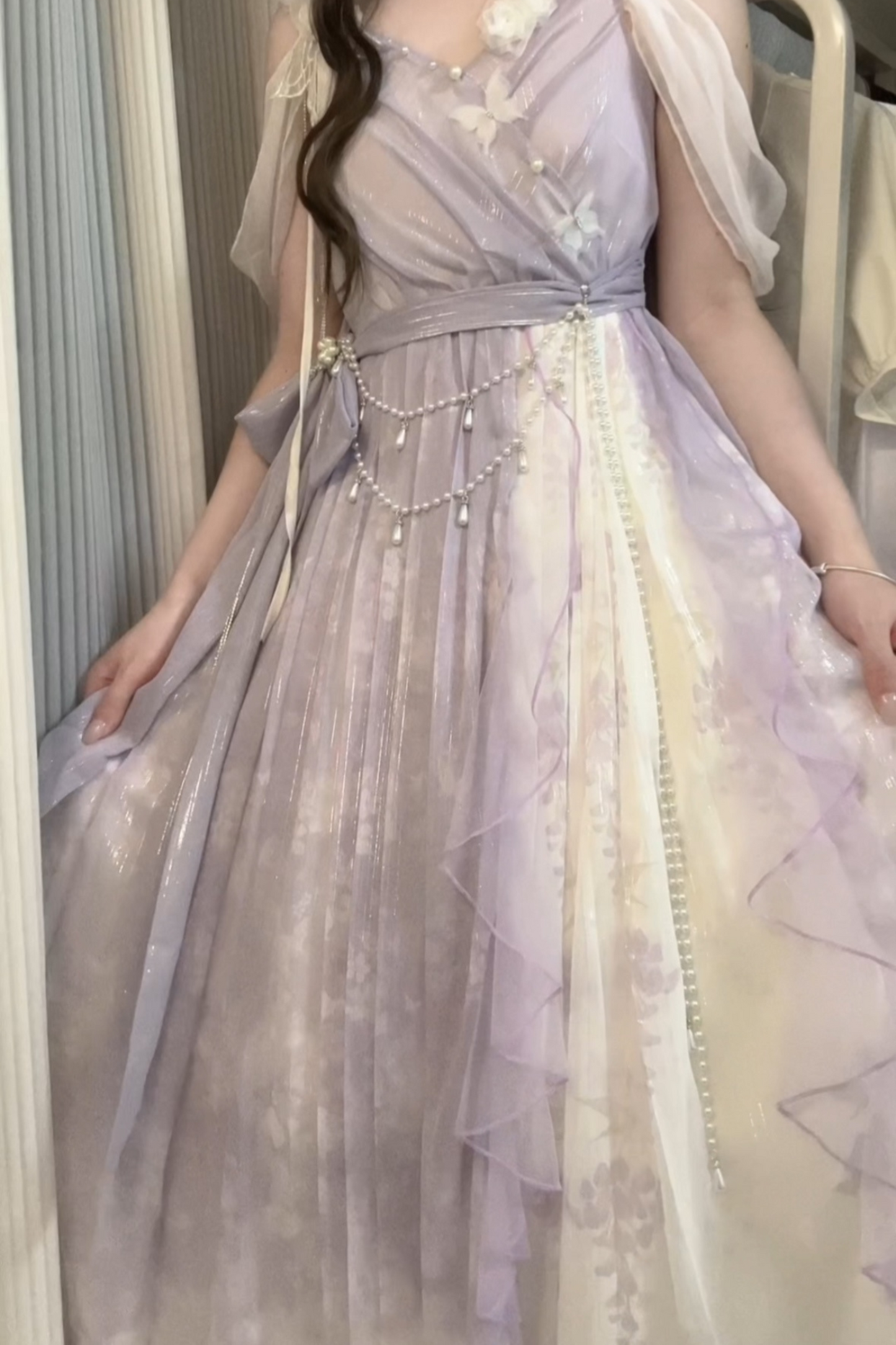 [pre-order] Sweet Girly Dress + Shawl + Necklace