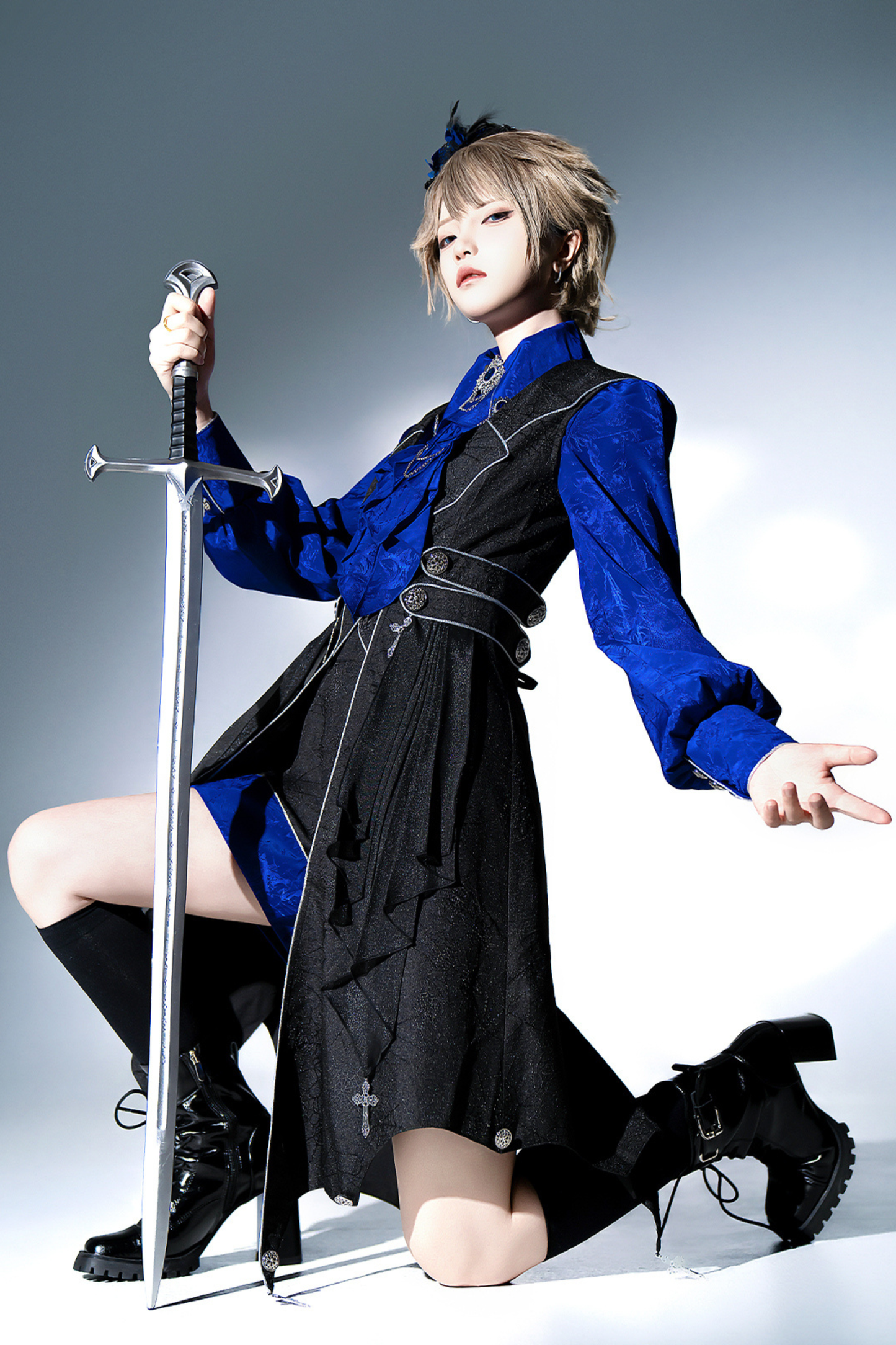 Moonlit Night Shirt + Vest + Shorts