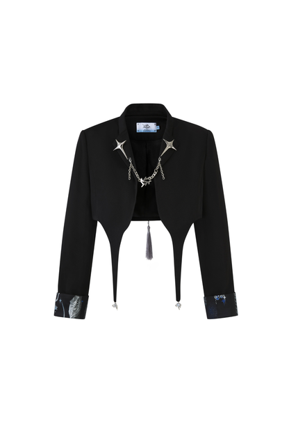 Chinese-style Shirt + Jacket + Long Skirt