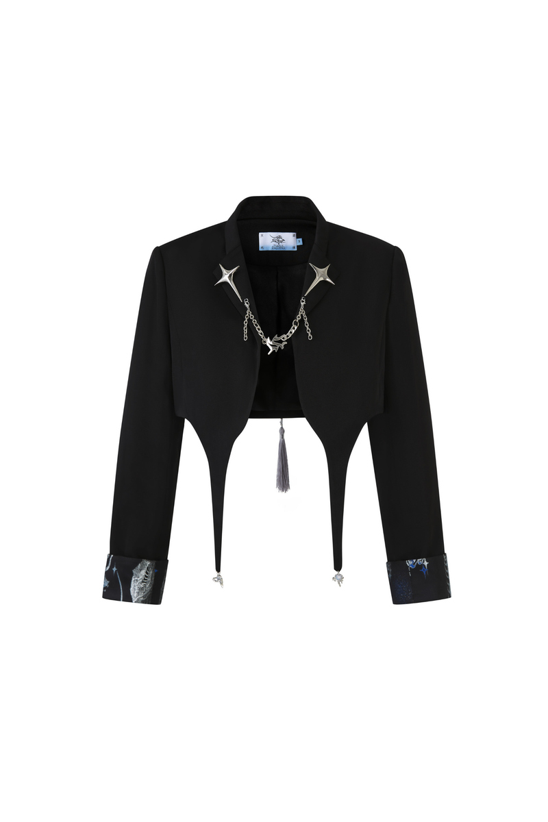 Chinese-style Shirt + Jacket + Long Skirt