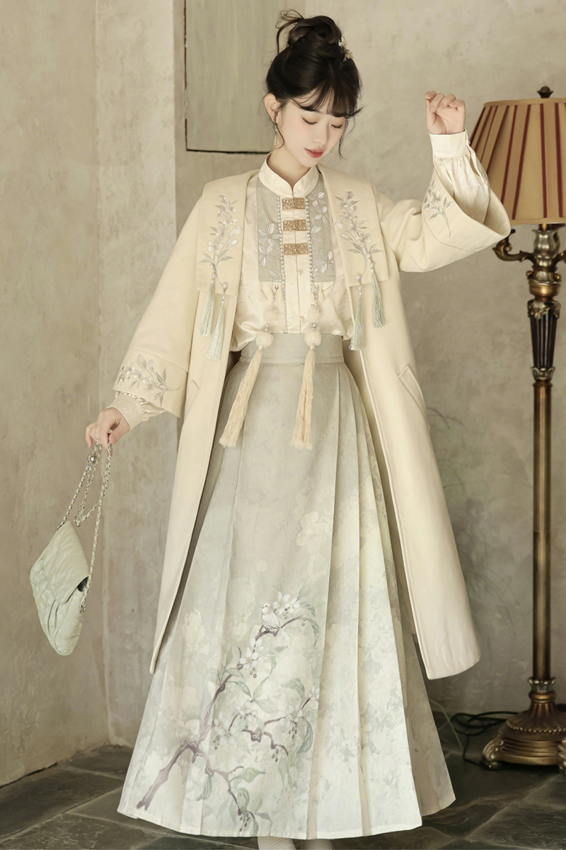 Forest China Coat + Skirt + Top