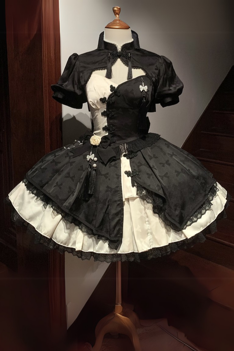 Chinese-style Smoky Lolita Dress