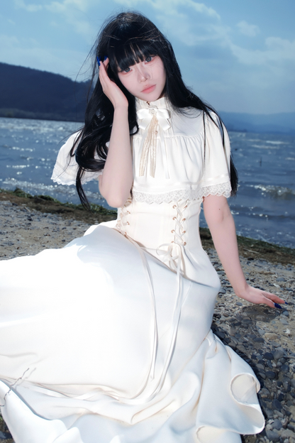 French Retro Lace Dress