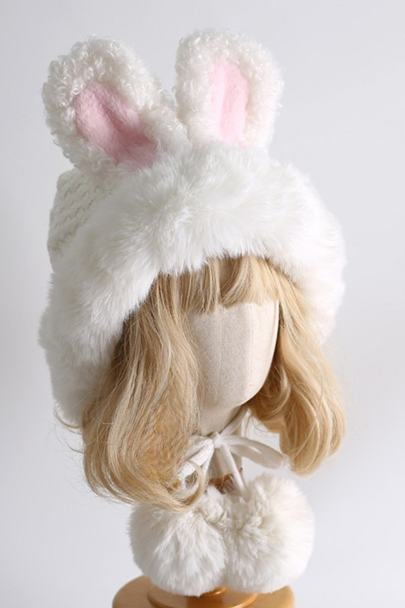 Faux Sweet Bunny Ear Hat