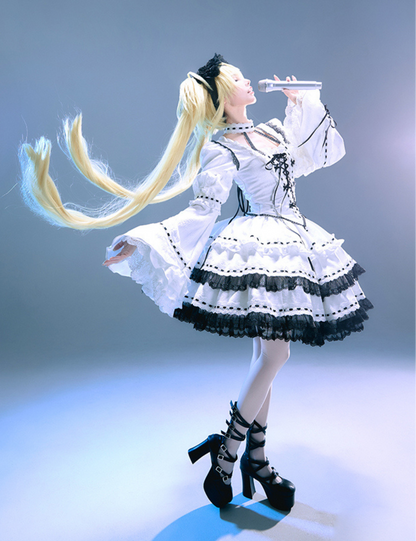 Gothic Witch Lolita Dress Set Full Set