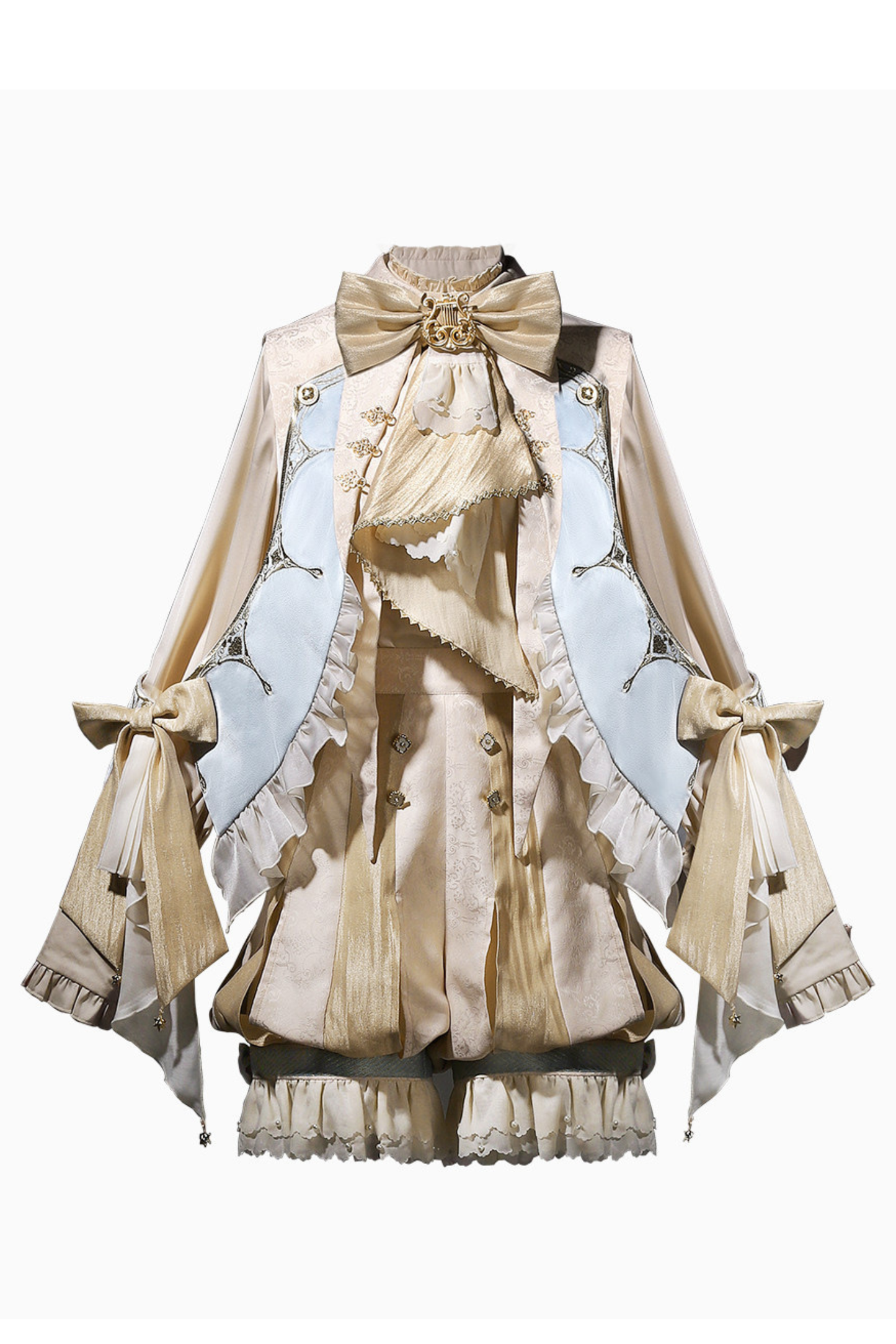 Fairy Tale Prince Lolita Top + Pants + Fake Collar
