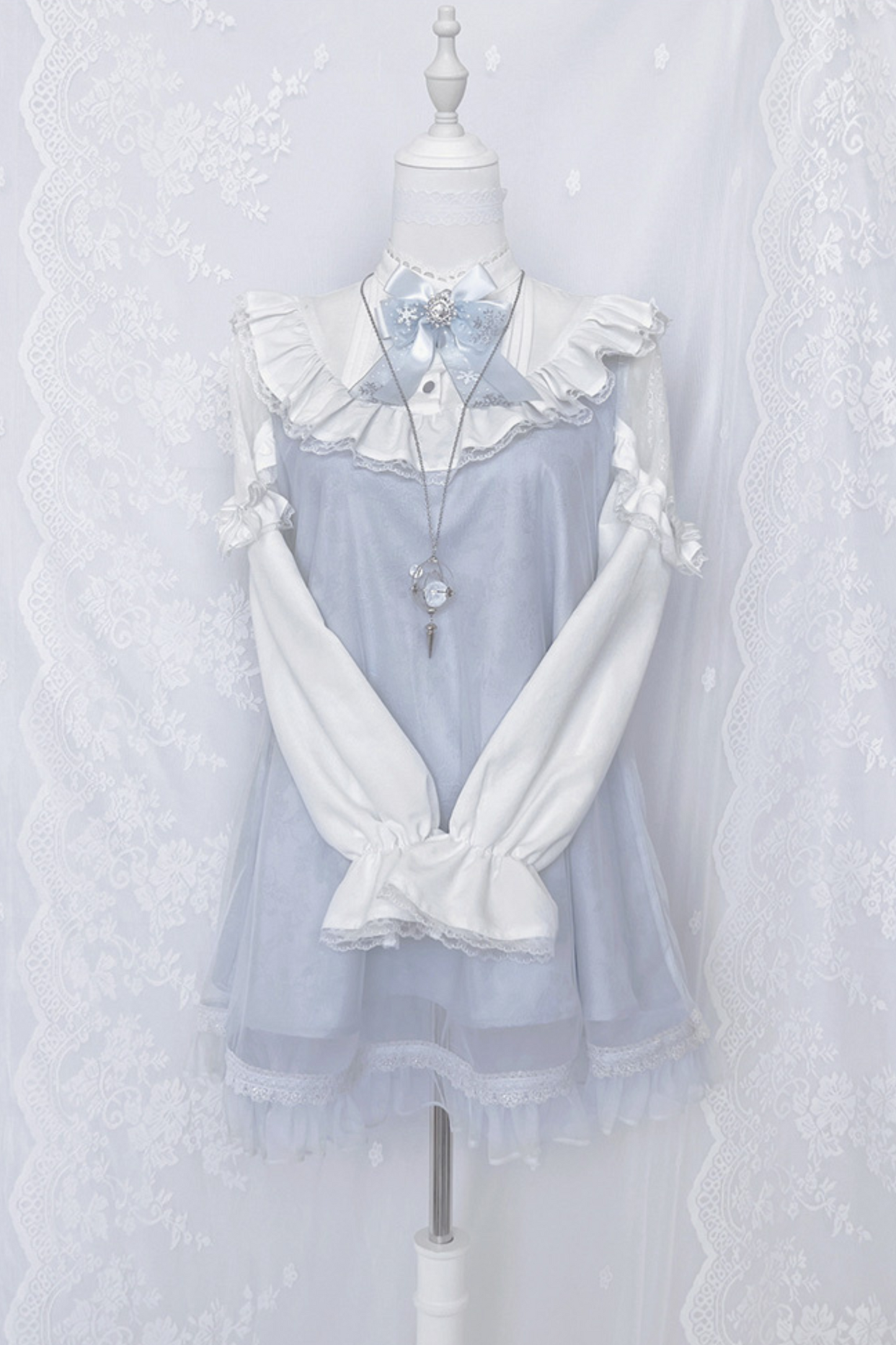 [angel Style] Ribbon Sweet Water Dress