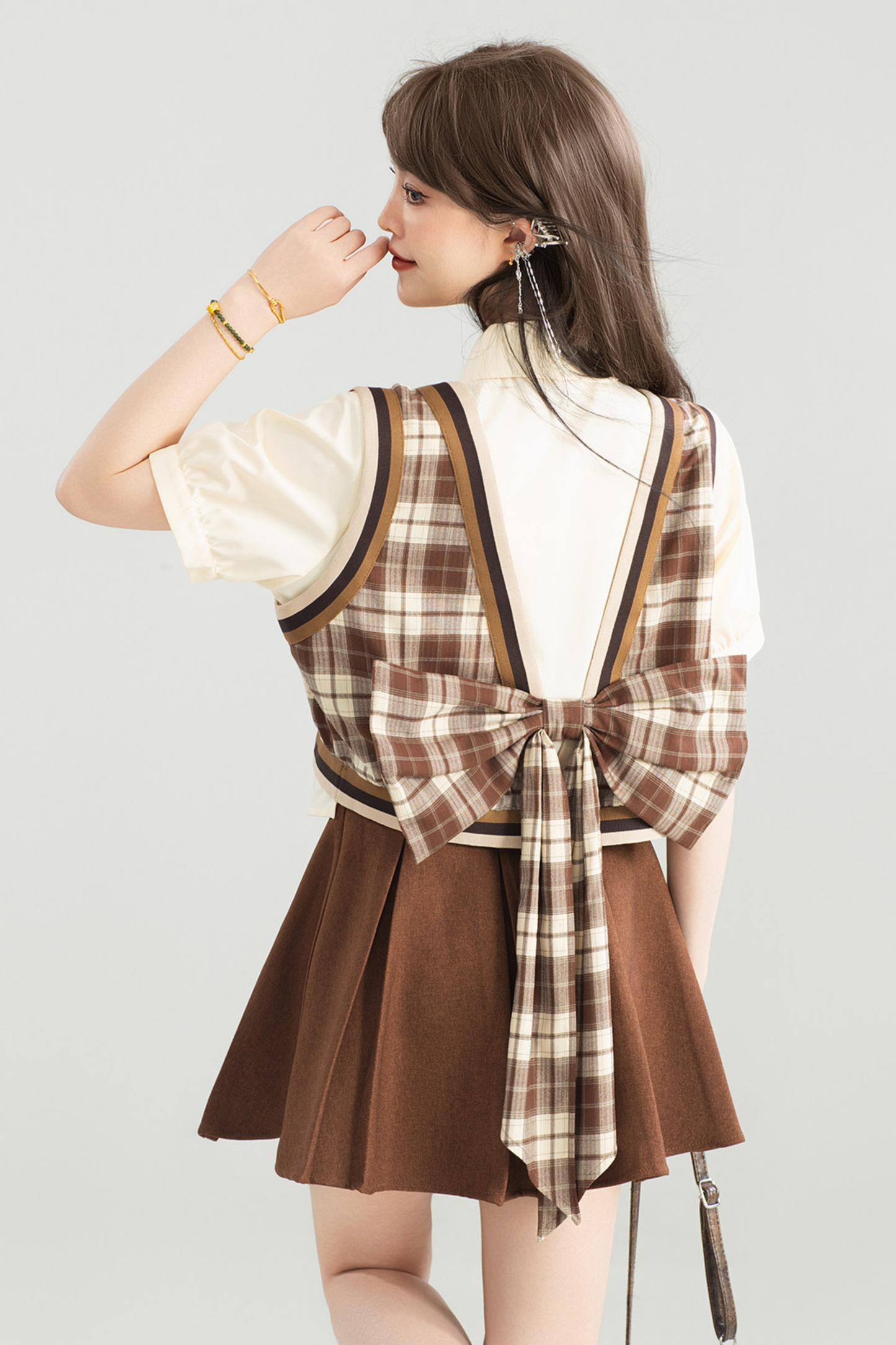 American Plaid Top + Skirt