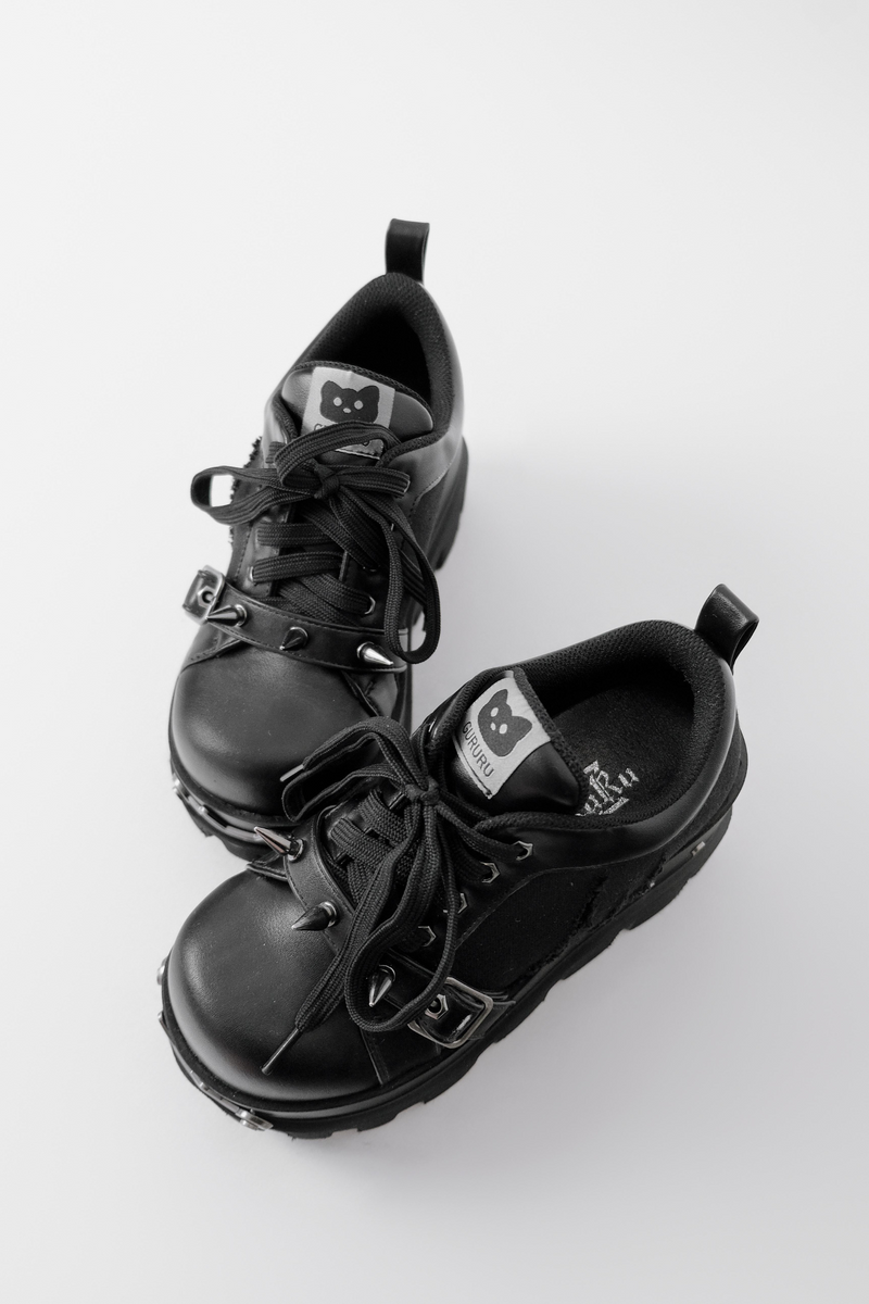 Y2k Subculture Rivet Platform Sneakers