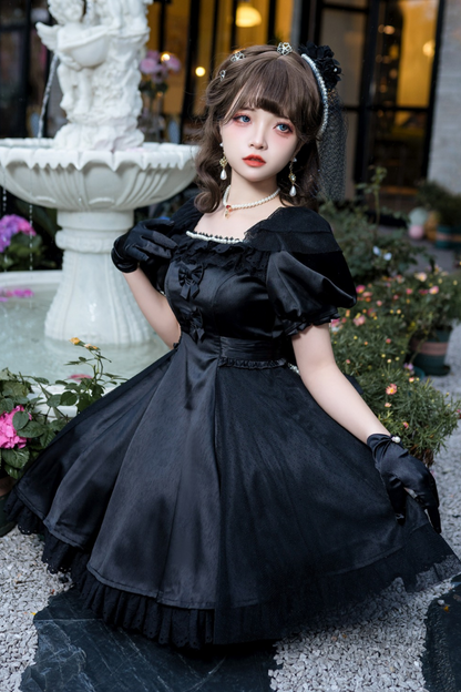 Mystery Girly Ribbon Dress + Accessories