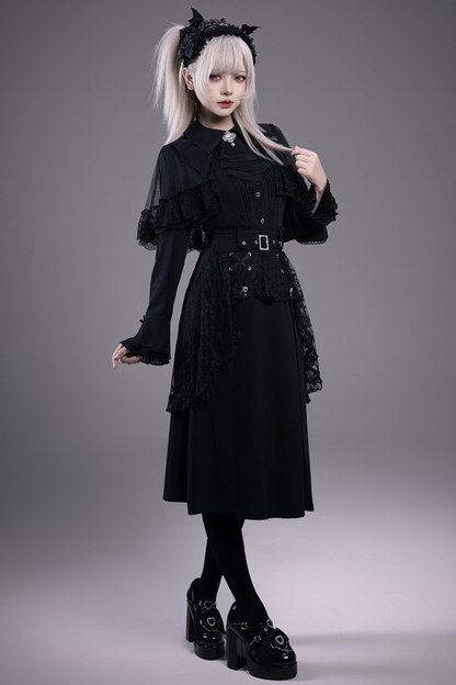 Lace Gothic Shirt + Skirt