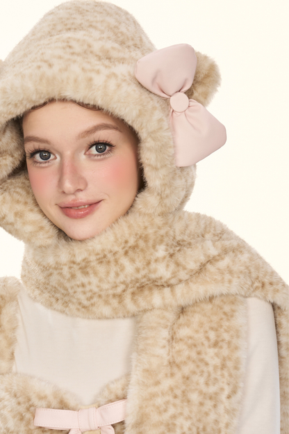 Little Milk Leopard Top + Pants + Hat + Belt