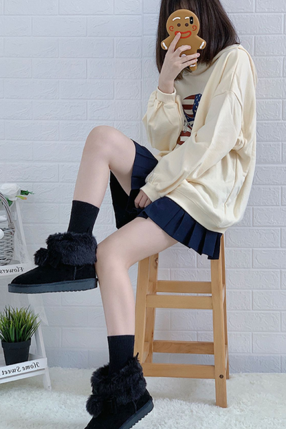 Animal Lolita Fur Boots