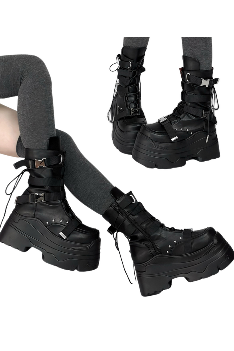 Cyber Academy Subculture Platform Boots