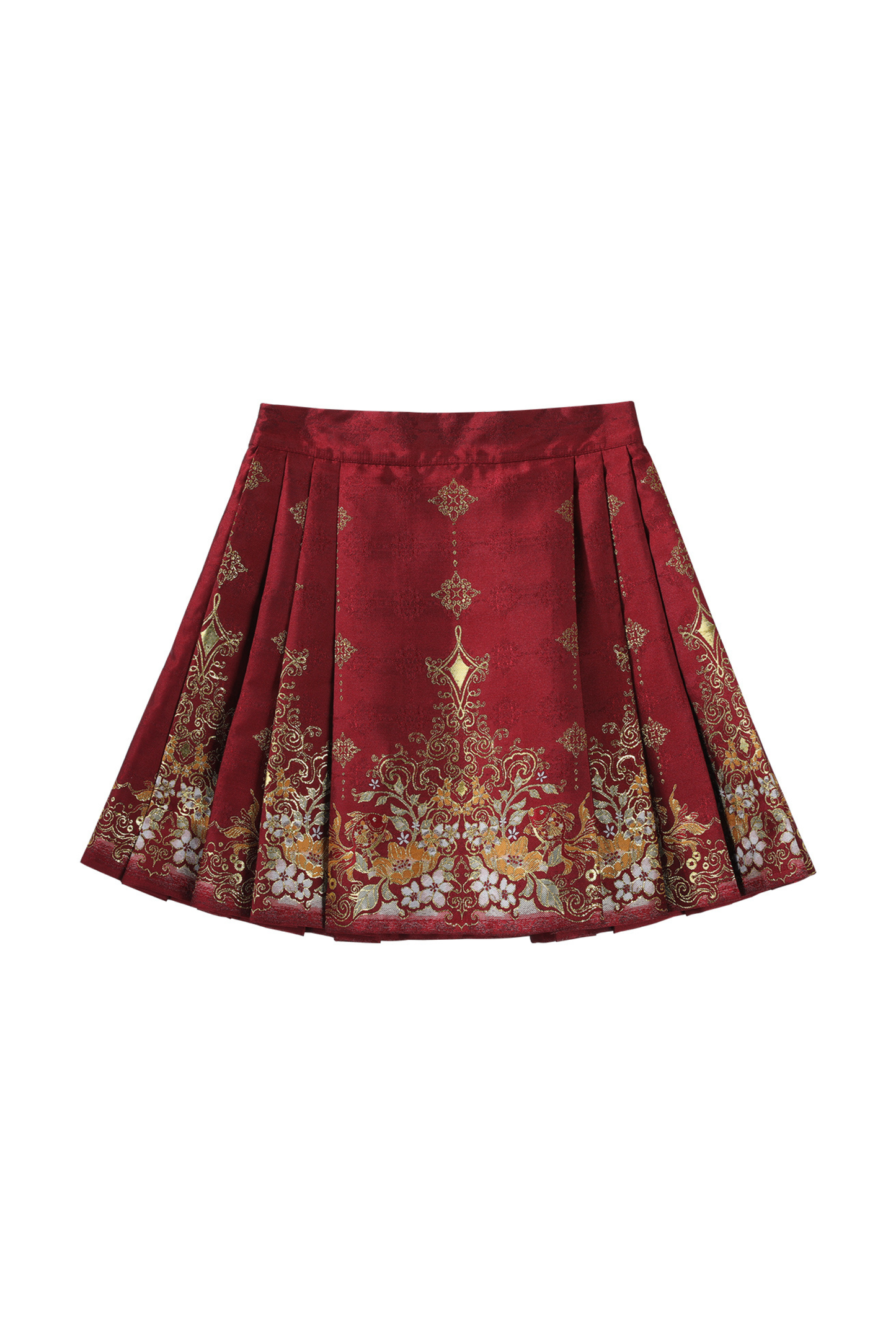 China Snow Knit Vest + Shirt + Skirt