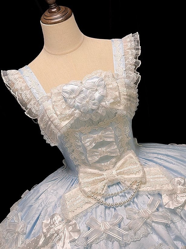 [pre-order Deadline: April 3] Pure Sweet Rose Fantasy Tiered Lolita Dress
