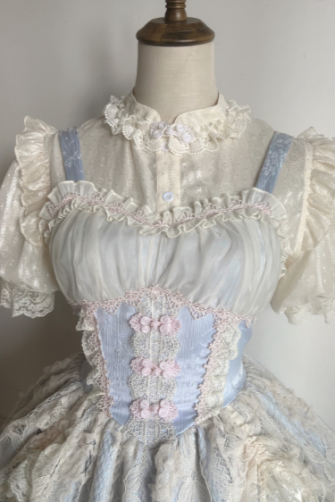 Sweet Girly Ballet Style Lolita Suspender Jsk Dress