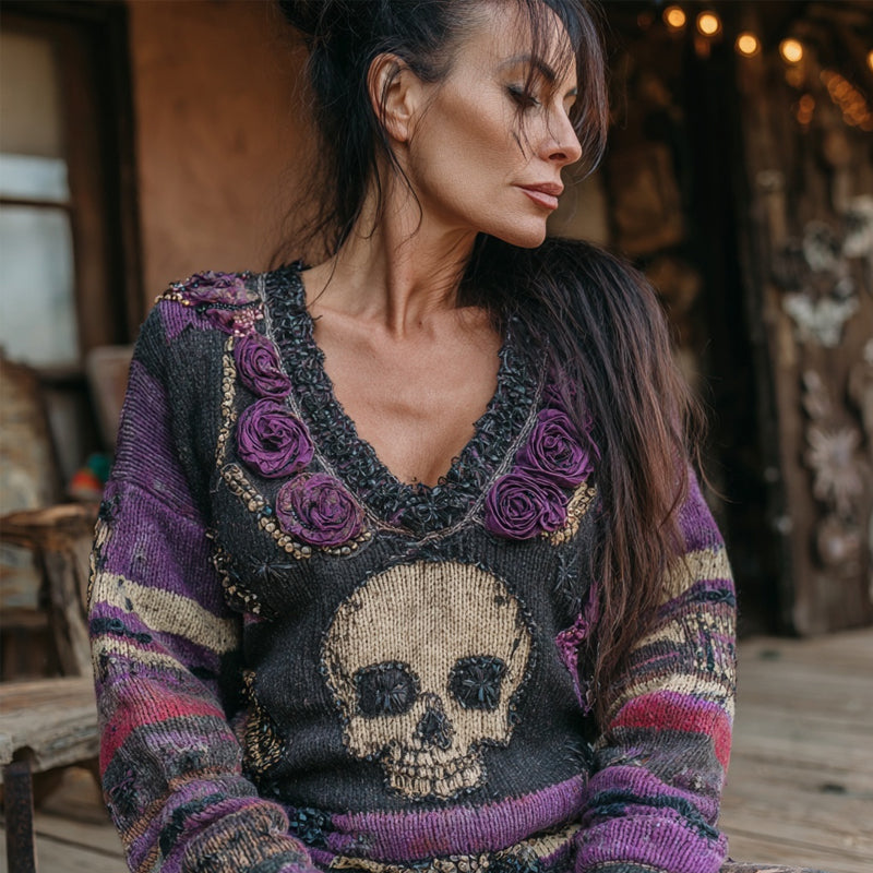 Classic Vintage Sweater with a Flattering Fit