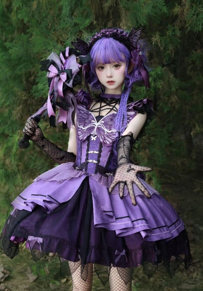 Magic Wand Butterfly Fairy Dress + Full Set + Accessories