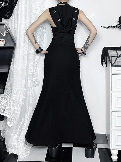 Gothic Midi Skirt